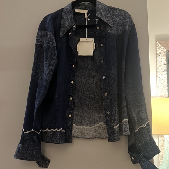 NWT Chloé Cowboy Shirt (sold out everywhere) - Picture 10 of 12